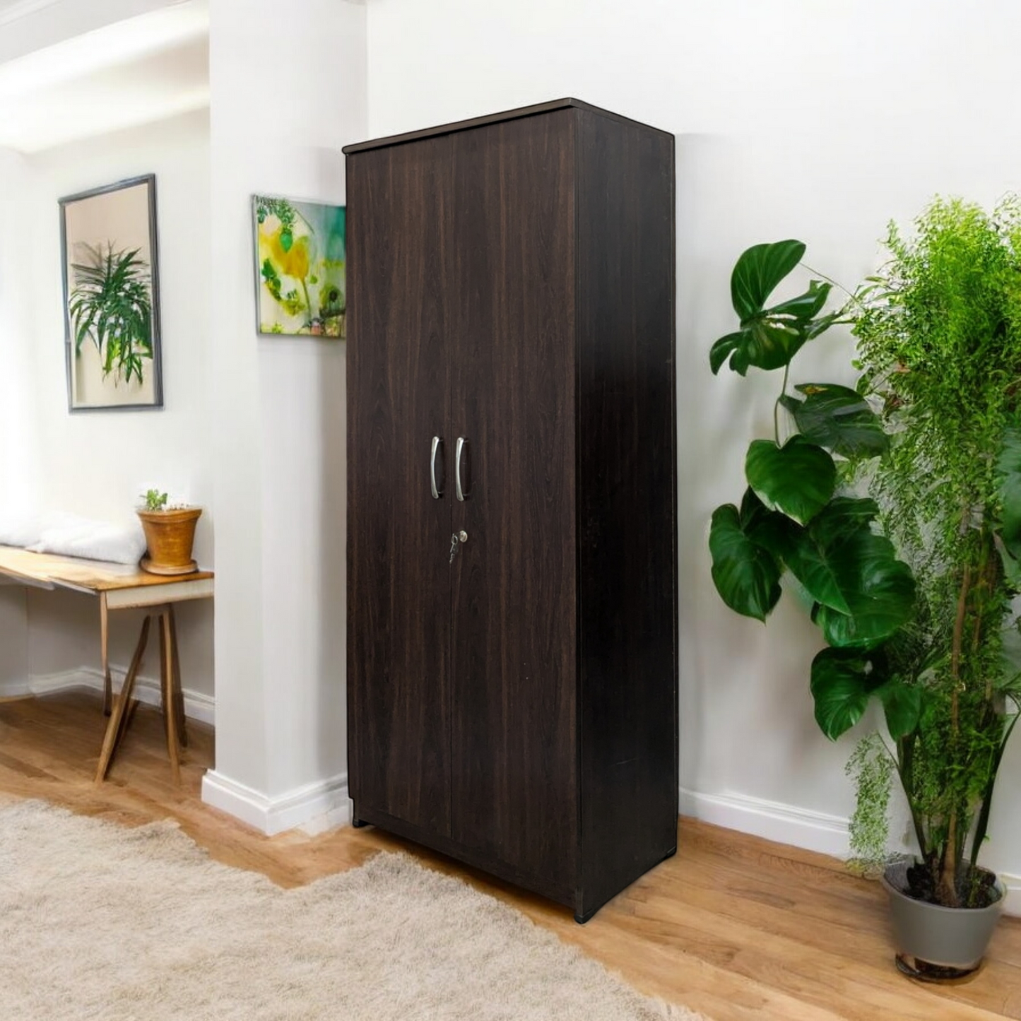 Spacious 2 Door Wardrobe