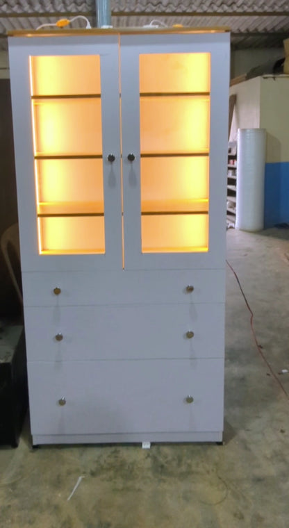 Show Case with Inbuilt LED
