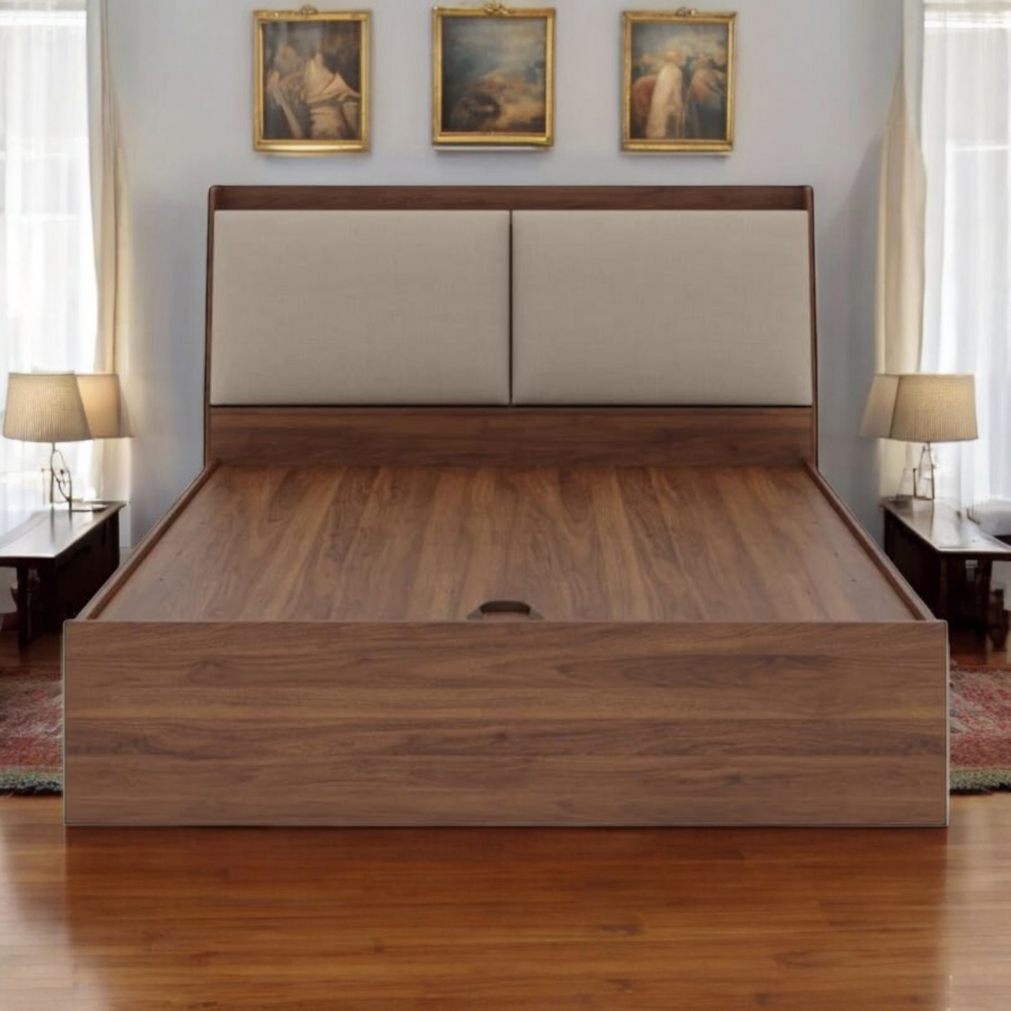 Hydraulic Bed with Cushion